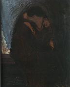 Edvard Munch The Kiss oil